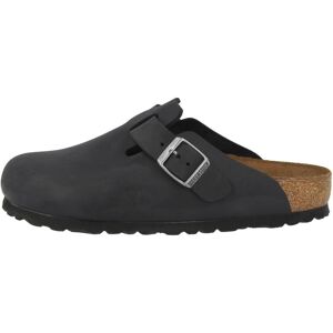 Birkenstock, Unisex, Sandalen, Boston Geöltes Nubukleder schmal, Schwarz, (47) Birkenstock, Unisex, Sandalen, Boston Geöltes Nubukleder schmal, Schwarz, (47)