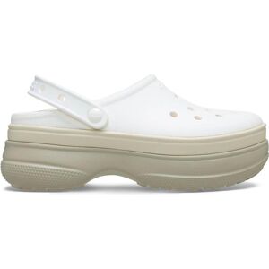 Crocs, Unisex, Hausschuhe, Classic Stacked Clog, Weiss, (38) Crocs, Unisex, Hausschuhe, Classic Stacked Clog, Weiss, (38)