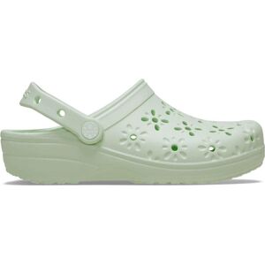 Crocs, Unisex, Hausschuhe, Classic Floral Cut Out Clog, Grün, (36, 37) Crocs, Unisex, Hausschuhe, Classic Floral Cut Out Clog, Grün, (36, 37)