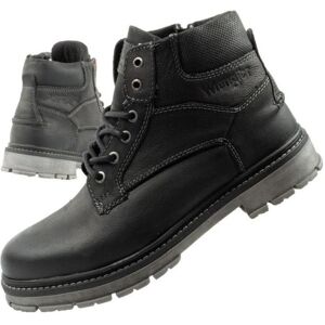 Wrangler, Herren, Boots + Stiefel, Allan Mid Herren-Chelsea-Boots aus Leder, Schwarz, (43) Wrangler, Herren, Boots + Stiefel, Allan Mid Herren-Chelsea-Boots aus Leder, Schwarz, (43)