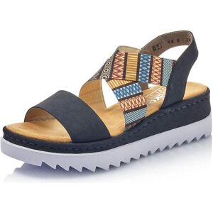 Rieker, Damen, Sandalen, Sandalen, Mehrfarbig, (36) Rieker, Damen, Sandalen, Sandalen, Mehrfarbig, (36)