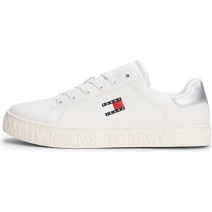 Tommy Hilfiger Damen, Sneakers, Tjw Logo Outsole Sneaker Ess, Weiss, Silber, (41) Tommy Hilfiger Damen, Sneakers, Tjw Logo Outsole Sneaker Ess, Weiss, Silber, (41)