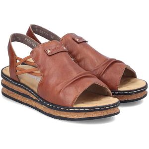 Rieker, Damen, Sandalen, Damensandalen, Braun, (37) Rieker, Damen, Sandalen, Damensandalen, Braun, (37)