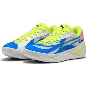 Puma Unisex, Sneakers, All-Pro Nitro, Weiss, Pink, Gelb, (44.5) Puma Unisex, Sneakers, All-Pro Nitro, Weiss, Pink, Gelb, (44.5)