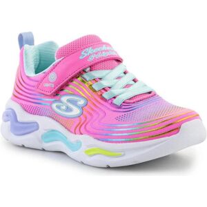 Skechers, Jungen, Sneakers, SLights Wavy Beams Jr Schuhe, Pink, Mehrfarbig, (34) Skechers, Jungen, Sneakers, SLights Wavy Beams Jr Schuhe, Pink, Mehrfarbig, (34)