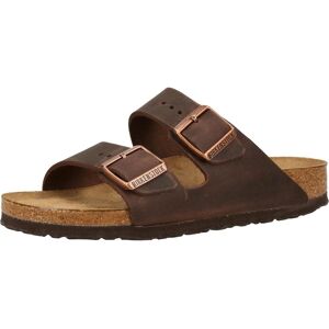 Birkenstock, Damen, Sandalen, Arizona Weichbettung Fettleder Nubuk Schmal, Braun, (44) Birkenstock, Damen, Sandalen, Arizona Weichbettung Fettleder Nubuk Schmal, Braun, (44)