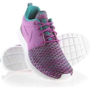 Nike, Herren, Sneakers, Roshe Flyknit Prm Schuhe, Grün, Violett, (43) Nike, Herren, Sneakers, Roshe Flyknit Prm Schuhe, Grün, Violett, (43)