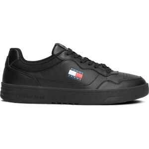 Tommy Hilfiger Herren, Sneakers, (New)Tjm Cupsole Leather Ess, Schwarz, (40) Tommy Hilfiger Herren, Sneakers, (New)Tjm Cupsole Leather Ess, Schwarz, (40)