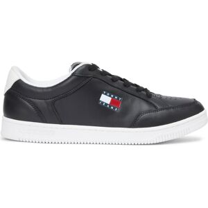 Tommy Hilfiger Herren, Sneakers, Tjm Cupsole Long Lace Leather, Schwarz, (44) Tommy Hilfiger Herren, Sneakers, Tjm Cupsole Long Lace Leather, Schwarz, (44)