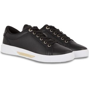 Tommy Hilfiger Damen, Sneakers, Golden HW Court - 60335, Schwarz, (37) Tommy Hilfiger Damen, Sneakers, Golden HW Court - 60335, Schwarz, (37)