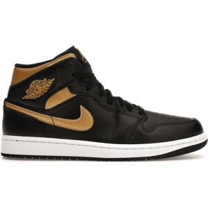 Jordan, Herren, Sneakers, 1 Mid Black Metallic Gold, Gold, Schwarz, (42.5) Jordan, Herren, Sneakers, 1 Mid Black Metallic Gold, Gold, Schwarz, (42.5)