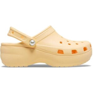 Crocs, Damen, Hausschuhe, W's Classic PlatformPearl Clog, Gelb, (41, 41 1/3, 41.5, 42) Crocs, Damen, Hausschuhe, W's Classic PlatformPearl Clog, Gelb, (41, 41 1/3, 41.5, 42)
