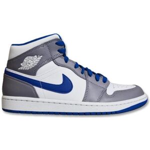 Air Jordan, Herren, Sneakers, Men's 1 MID sneakers True Blue - DQ8426-014, Weiss, Grau, Blau, (41) Air Jordan, Herren, Sneakers, Men's 1 MID sneakers True Blue - DQ8426-014, Weiss, Grau, Blau, (41)