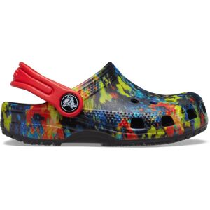Crocs, Unisex, Hausschuhe, T's Classic Tie Dye Clog, Mehrfarbig, Schwarz, (22, 22.5, 23) Crocs, Unisex, Hausschuhe, T's Classic Tie Dye Clog, Mehrfarbig, Schwarz, (22, 22.5, 23)