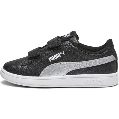 Puma Mädchen, Sneakers, Smash 3.0 Glitz Glam V PS, Weiss, Silber, Schwarz, (34.5) Puma Mädchen, Sneakers, Smash 3.0 Glitz Glam V PS, Weiss, Silber, Schwarz, (34.5)