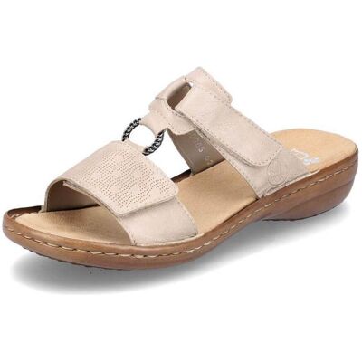Rieker, Damen, Flip-Flops, Comfortable W RKR681 beige flip-flops, Beige, (40) Rieker, Damen, Flip-Flops, Comfortable W RKR681 beige flip-flops, Beige, (40)