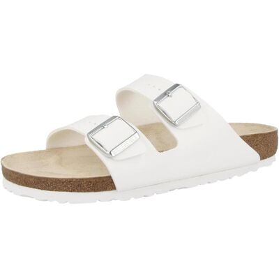 Birkenstock, Unisex, Sandalen, Arizona Birko-Flor Normal, Weiss, (42) Birkenstock, Unisex, Sandalen, Arizona Birko-Flor Normal, Weiss, (42)