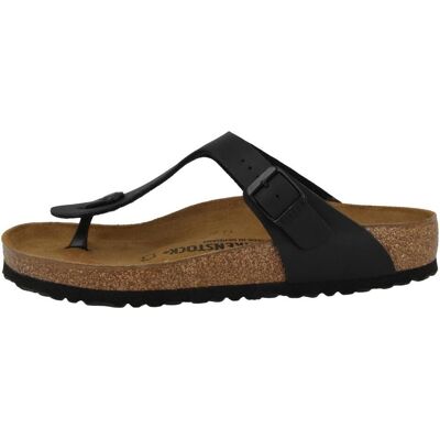 Birkenstock, Damen, Sandalen, Gizeh Birko-Flor schmal, Schwarz, (41) Birkenstock, Damen, Sandalen, Gizeh Birko-Flor schmal, Schwarz, (41)