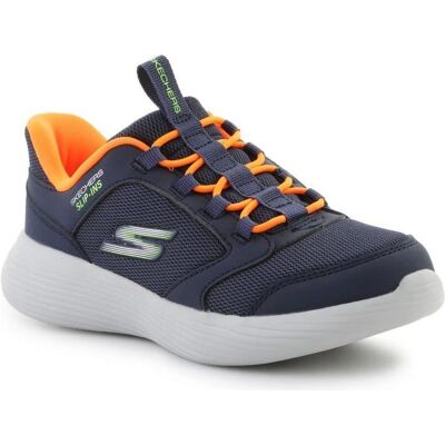 Skechers, Jungen, Sneakers, Slip-Ins: GO RUN0 V.2 - Turbo-Brisk, Orange, Mehrfarbig, Blau, (27) Skechers, Jungen, Sneakers, Slip-Ins: GO RUN0 V.2 - Turbo-Brisk, Orange, Mehrfarbig, Blau, (27)