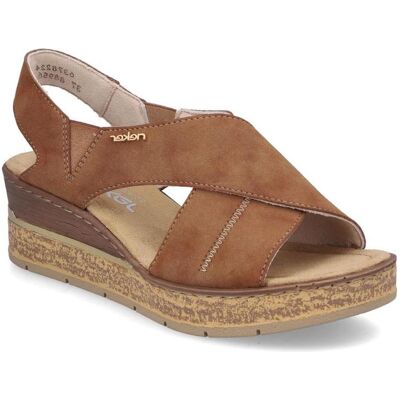 Rieker, Sandalen, Damensandalen, Braun, (41) Rieker, Sandalen, Damensandalen, Braun, (41)