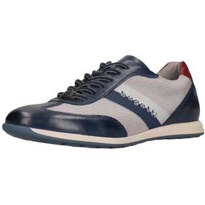 Bugatti Herren, Sneakers, Leder Sneakers, Blau, Grau, (45) Bugatti Herren, Sneakers, Leder Sneakers, Blau, Grau, (45)