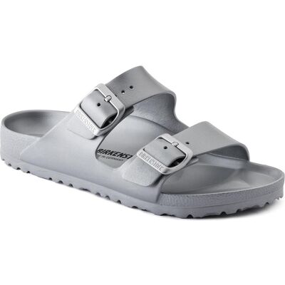 Birkenstock, Damen, Sandalen, Arizona, Silber, (37) Birkenstock, Damen, Sandalen, Arizona, Silber, (37)