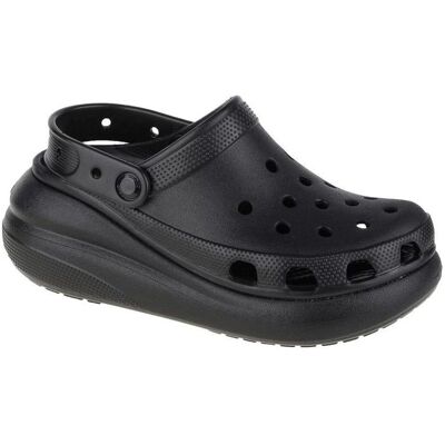 Crocs, Damen, Sandalen, Classic Crush Clog Pantoletten - 122203, Schwarz, (42, 42 2/3, 42.5, 43) Crocs, Damen, Sandalen, Classic Crush Clog Pantoletten - 122203, Schwarz, (42, 42 2/3, 42.5, 43)