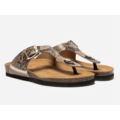 Xerox Flip-Flops, Felicia Python Marron Flip-Flops, Braun, (40) Xerox Flip-Flops, Felicia Python Marron Flip-Flops, Braun, (40)