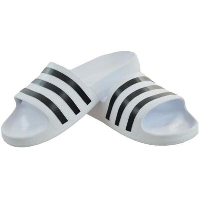 Adidas Unisex, Hausschuhe, Adilette Aqua, Weiss, (46) Adidas Unisex, Hausschuhe, Adilette Aqua, Weiss, (46)