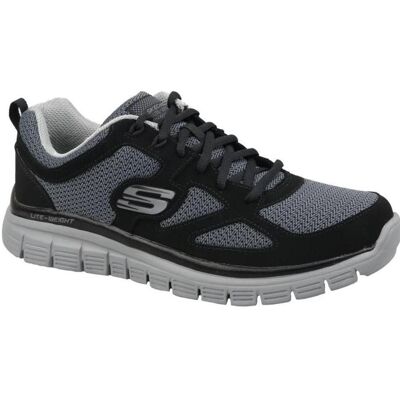Skechers, Herren, Sneakers, Burns Agoura 52635-BKGY (52635-BKGY M 42,5), Schwarz, Grau, (42.5) Skechers, Herren, Sneakers, Burns Agoura 52635-BKGY (52635-BKGY M 42,5), Schwarz, Grau, (42.5)
