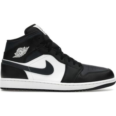 Nike, Herren, Sneakers, Jordan 1 Mid Off Noir Toe, Weiss, Schwarz, Mehrfarbig, (46) Nike, Herren, Sneakers, Jordan 1 Mid Off Noir Toe, Weiss, Schwarz, Mehrfarbig, (46)