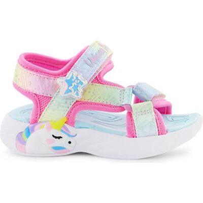 Skechers, Mädchen, Sandalen, S-Lights Unicorn Dreams Sandale - Majestic Bliss Kindersandalen, Pink, Mehrfarbig, (26) Skechers, Mädchen, Sandalen, S-Lights Unicorn Dreams Sandale - Majestic Bliss Kindersandalen, Pink, Mehrfarbig, (26)
