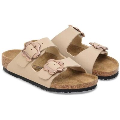 Birkenstock, Mädchen, Sandalen, ARIZONA FLOWER BUCKLE KIDS 1030439 SANDCASTLE flip-flops (standard width), Braun, (35) Birkenstock, Mädchen, Sandalen, ARIZONA FLOWER BUCKLE KIDS 1030439 SANDCASTLE flip-flops (standard width), Braun, (35)