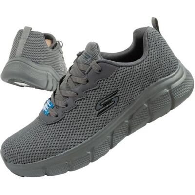 Skechers, Herren, Sneakers, Flex Chill Edge Schuhe, Grau, Silber, (44) Skechers, Herren, Sneakers, Flex Chill Edge Schuhe, Grau, Silber, (44)