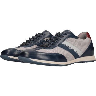 Bugatti Herren, Sneakers, Leder Sneakers, Blau, Grau, (42) Bugatti Herren, Sneakers, Leder Sneakers, Blau, Grau, (42)