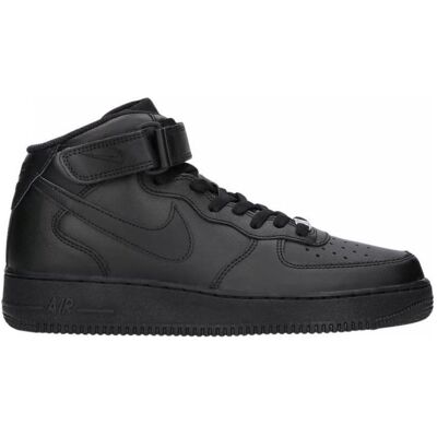Nike, Herren, Sneakers, Air Force 1 Mid 07 Sneaker, Schwarz, (38.5) Nike, Herren, Sneakers, Air Force 1 Mid 07 Sneaker, Schwarz, (38.5)