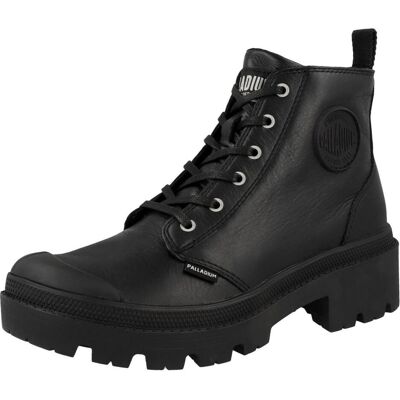 Palladium, Damen, Boots + Stiefel, Pallabase Leather - 53749, Schwarz, (38) Palladium, Damen, Boots + Stiefel, Pallabase Leather - 53749, Schwarz, (38)