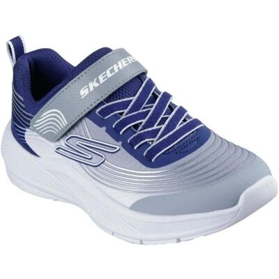 Skechers, Jungen, Sneakers, Microspec Advance graue Schuhe, Grau, Blau, (27) Skechers, Jungen, Sneakers, Microspec Advance graue Schuhe, Grau, Blau, (27)