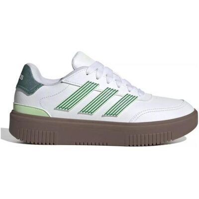 Adidas Damen, Sneakers, Courtblock Bold Schuhe für Damen, Grün, Weiss, (40 2/3) Adidas Damen, Sneakers, Courtblock Bold Schuhe für Damen, Grün, Weiss, (40 2/3)