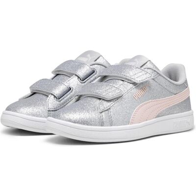 Puma Mädchen, Sneakers, Smash 3.0 Glitz Glam V PS, Rosa, Grau, (31) Puma Mädchen, Sneakers, Smash 3.0 Glitz Glam V PS, Rosa, Grau, (31)