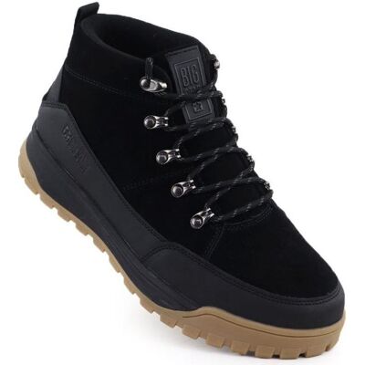 Big Star, Herren, Boots + Stiefel, Herren-Lederstiefel, ungefüttert, schwarz, Schwarz, (44) Big Star, Herren, Boots + Stiefel, Herren-Lederstiefel, ungefüttert, schwarz, Schwarz, (44)
