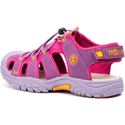 Trollkids, Unisex, Sandalen, Kvalvika, Rosa, (34) Trollkids, Unisex, Sandalen, Kvalvika, Rosa, (34)