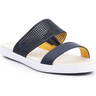 Lacoste Natoy Slide - Ledersommer Damen - Pantoffeln Lacoste Natoy Slide - Ledersommer Damen - Pantoffeln