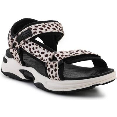 D.Franklin, Damen, Sandalen, Damen Sneakers Sandalen Streifen Sandalen, Schwarz, Braun, Beige, (38) D.Franklin, Damen, Sandalen, Damen Sneakers Sandalen Streifen Sandalen, Schwarz, Braun, Beige, (38)