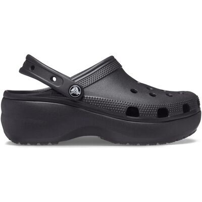 Crocs, Damen, Hausschuhe, Classic Platform Clog - 8876, Schwarz, (35) Crocs, Damen, Hausschuhe, Classic Platform Clog - 8876, Schwarz, (35)