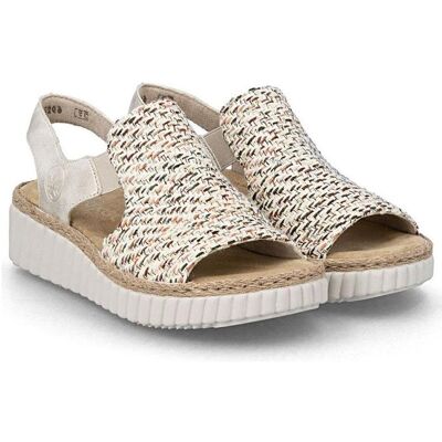 Rieker, Damen, Sandalen, Sandals, Beige, (40) Rieker, Damen, Sandalen, Sandals, Beige, (40)