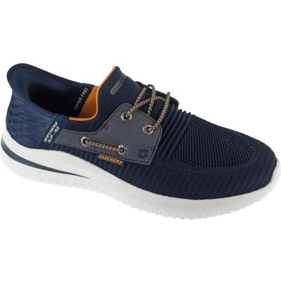 Skechers, Herren, Halbschuhe, USA Instappers voor heren: Delson 3.0-Roth Loafer, 41.5 EU, Blau, (41.5) Skechers, Herren, Halbschuhe, USA Instappers voor heren: Delson 3.0-Roth Loafer, 41.5 EU, Blau, (41.5)