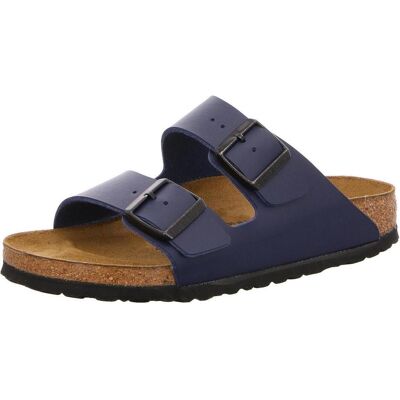 Birkenstock, Herren, Sandalen, Arizona Birko-Flor Schmal, Blau, (43) Birkenstock, Herren, Sandalen, Arizona Birko-Flor Schmal, Blau, (43)