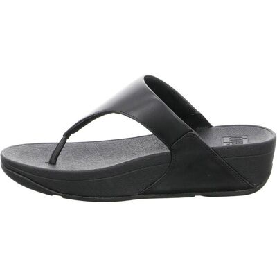 Fitflop, Damen, Flip-Flops, Lulu Toe Post Leather, Schwarz, (37) Fitflop, Damen, Flip-Flops, Lulu Toe Post Leather, Schwarz, (37)