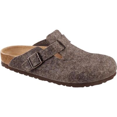 Birkenstock, Unisex, Sandalen, Boston Wollfilz Normal, Beige, (42) Birkenstock, Unisex, Sandalen, Boston Wollfilz Normal, Beige, (42)